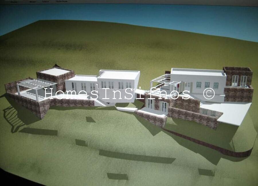 Vathi Land With 2 Building Permits For Sale - 4