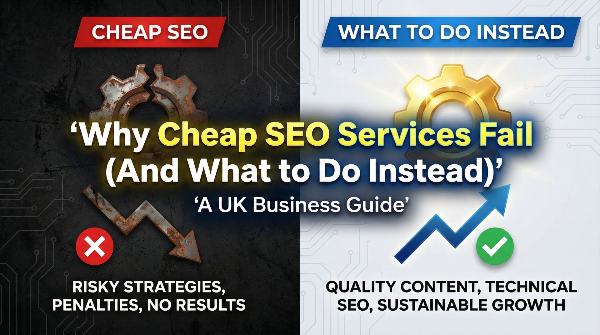 Why Cheap SEO Services Fail (And What to Do Instead)