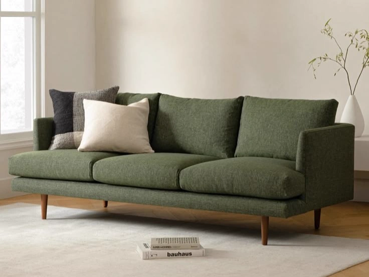 Mid-Century Forest Sofa