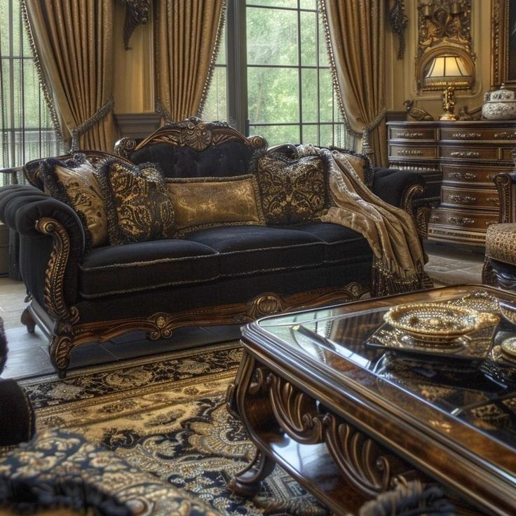 Ornate Damask Traditional