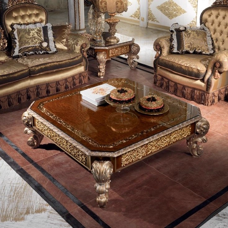 Square Gilded Mirror