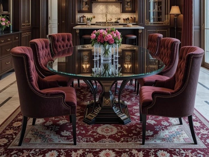 The Velvet Bordeaux Salon