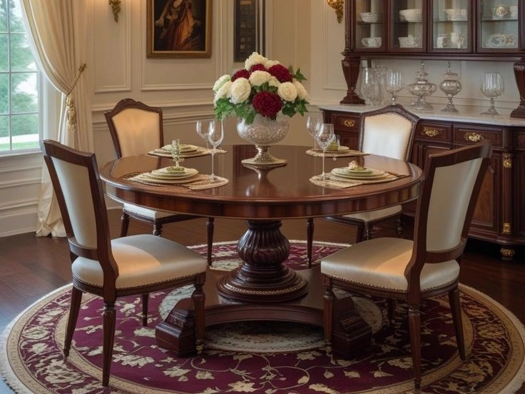 The Serene Blue Damask Retreat