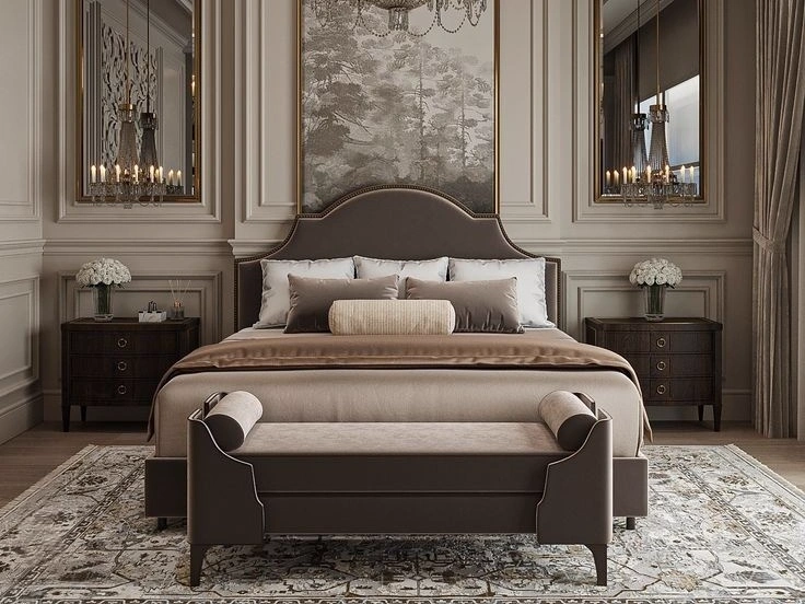 Arch Bed Crystal Chandelier