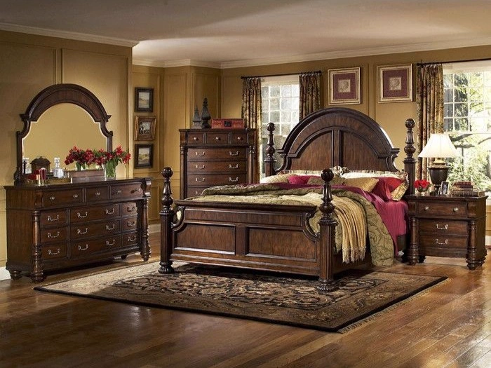 Dark Wood Bedroom Set