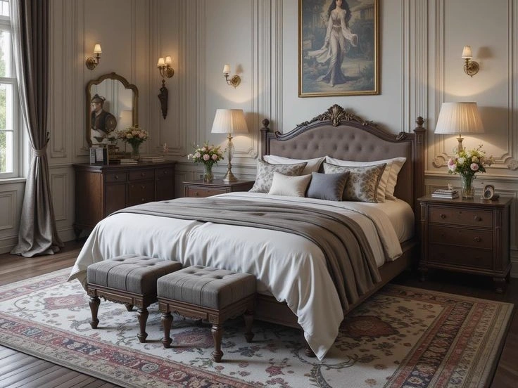 Elegant Classic Bedroom Interior
