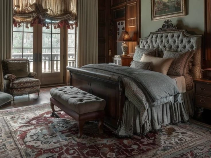 Tufted Sleigh Muted Tones