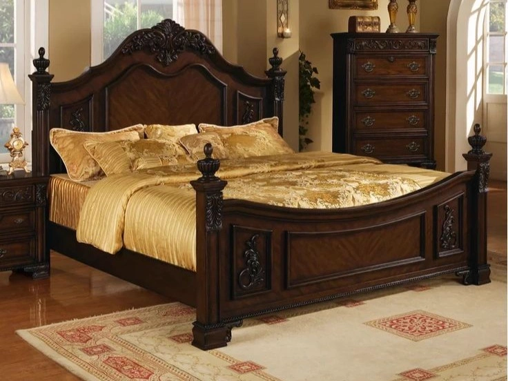 Carved Classy Bed