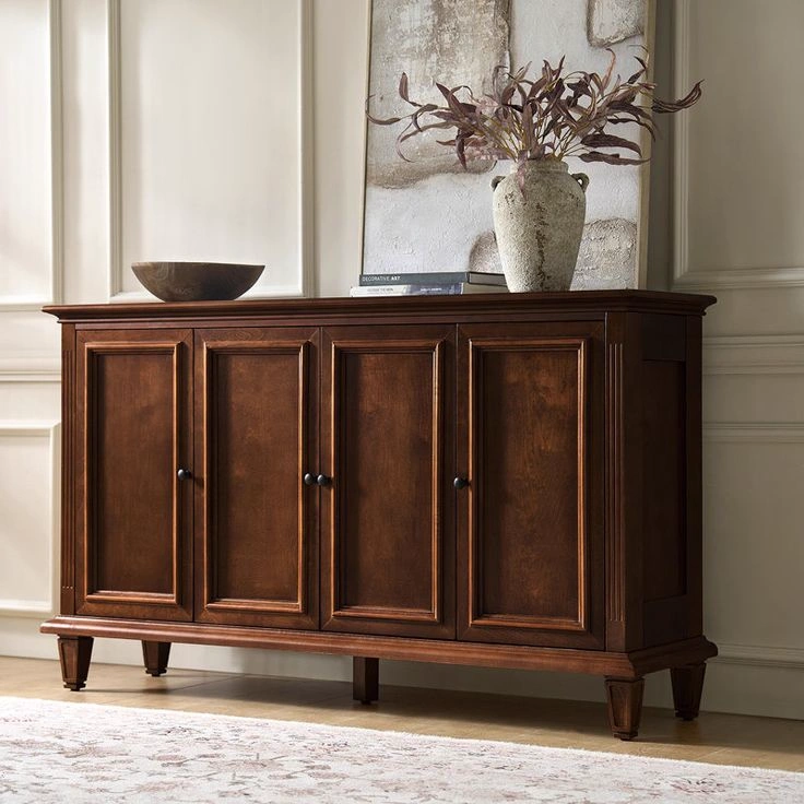 The Dark Walnut Tapered Leg Sideboard