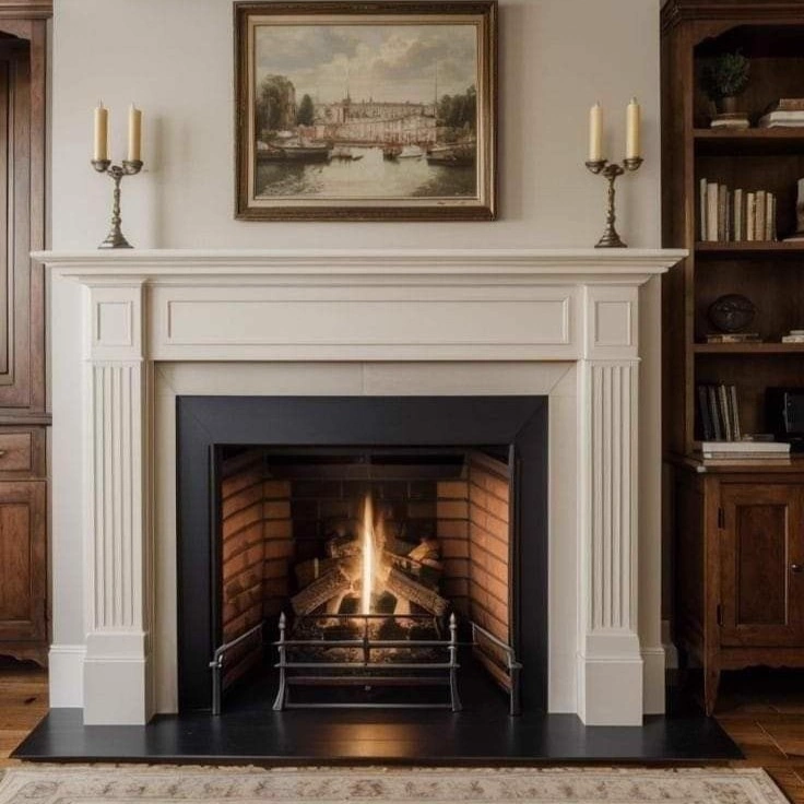 The Cream-Mantled Riverside Hearth