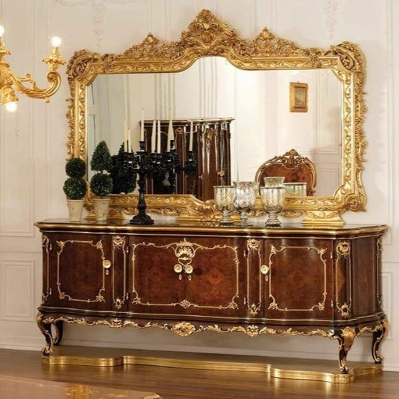 Opulent Marquetry Serpentine Buffet II