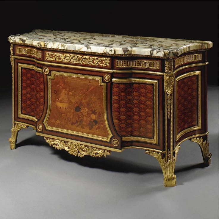 The Louis XVI Marquetry Commode