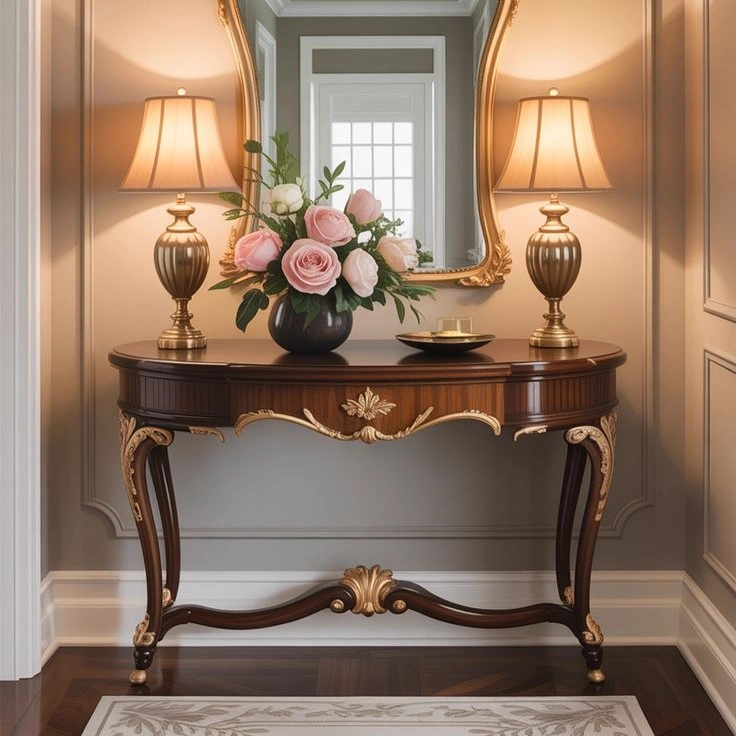 Dark Wood Grandeur Console