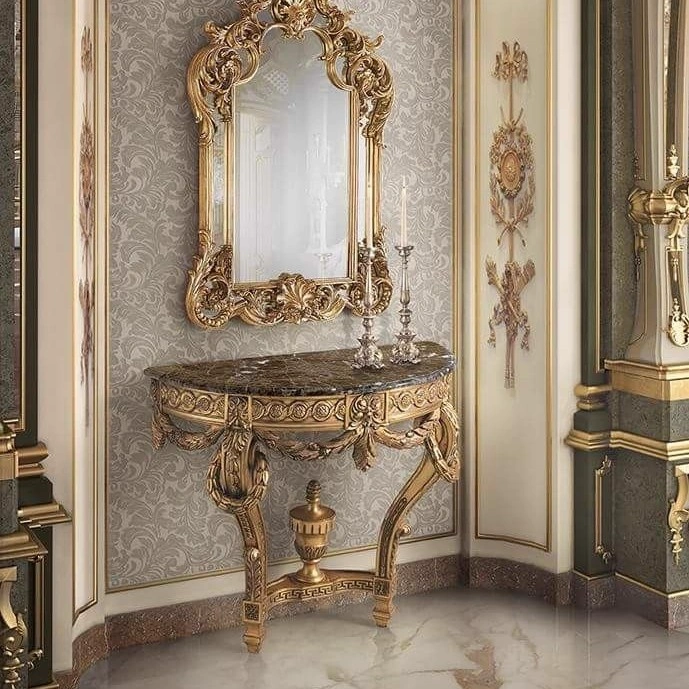 Gilded Ornate Console