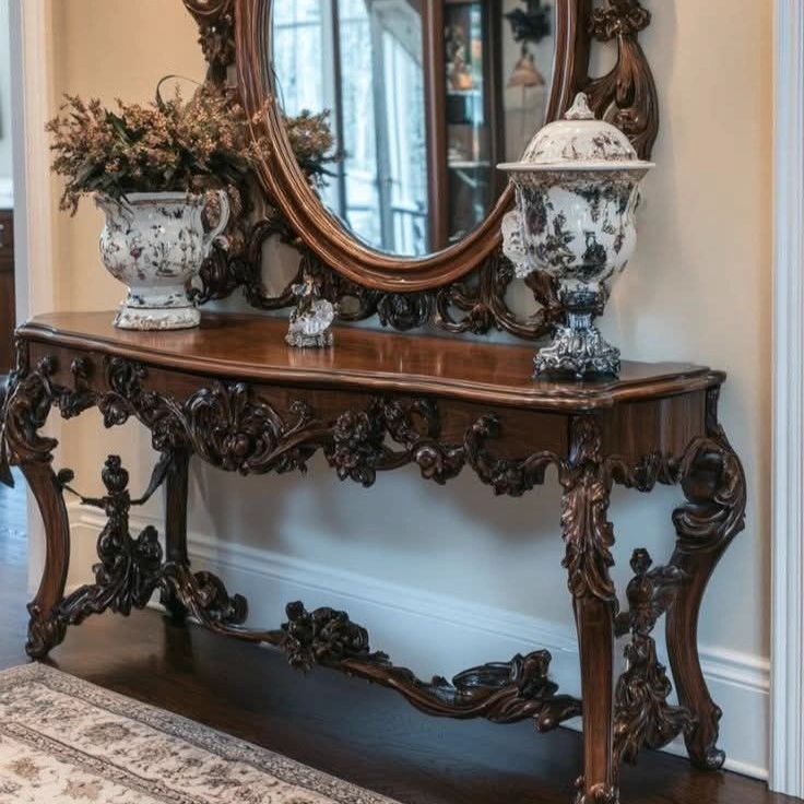 Victorian Walnut Display