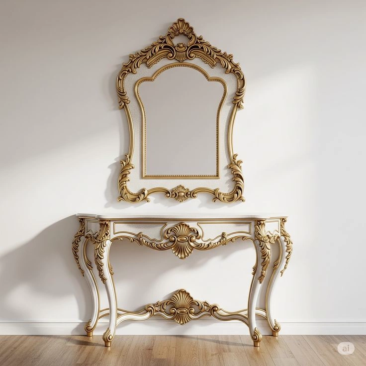 White Rococo Splendor