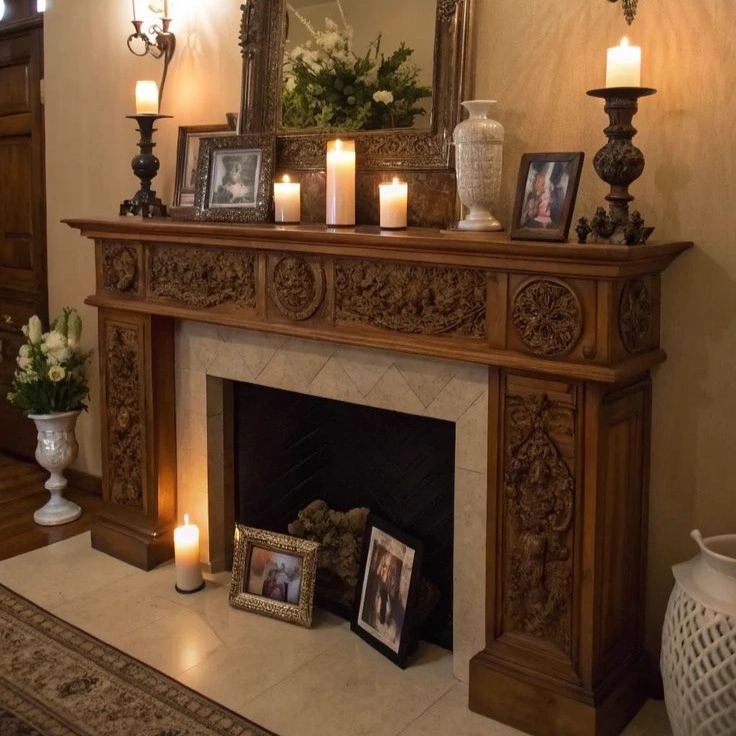 The Carved Renaissance Mantel
