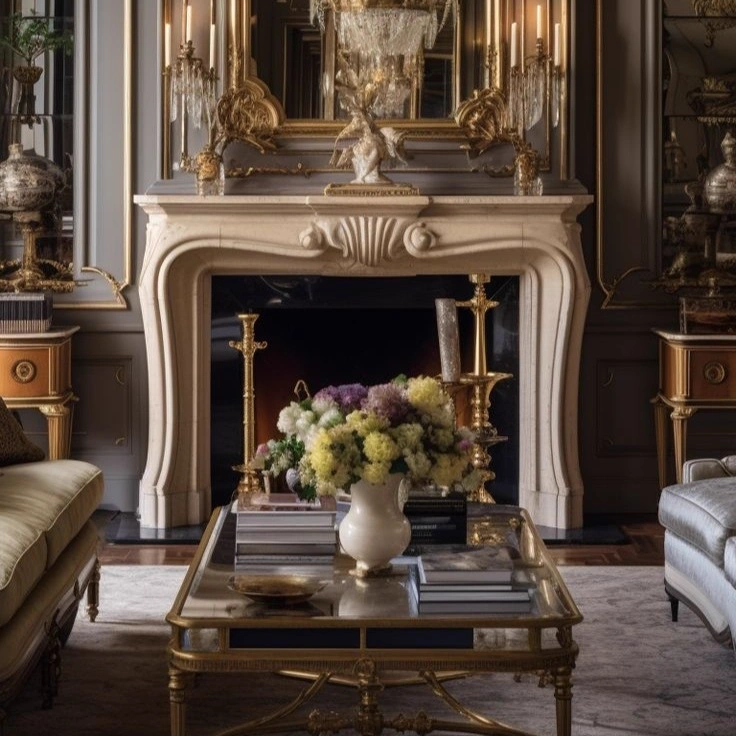 The Contemporary Dark Wood Hearth