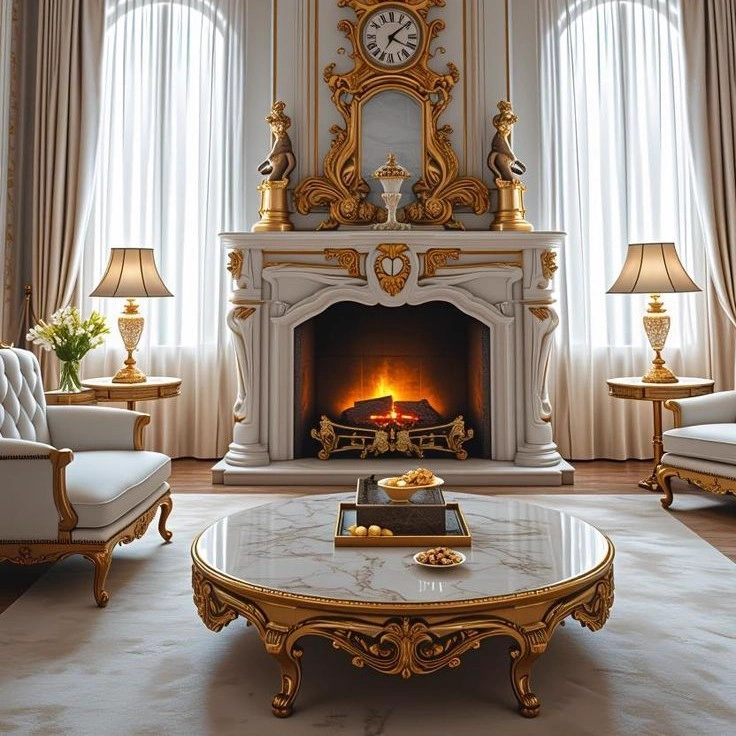 The Cream Georgian Fluted Hearth