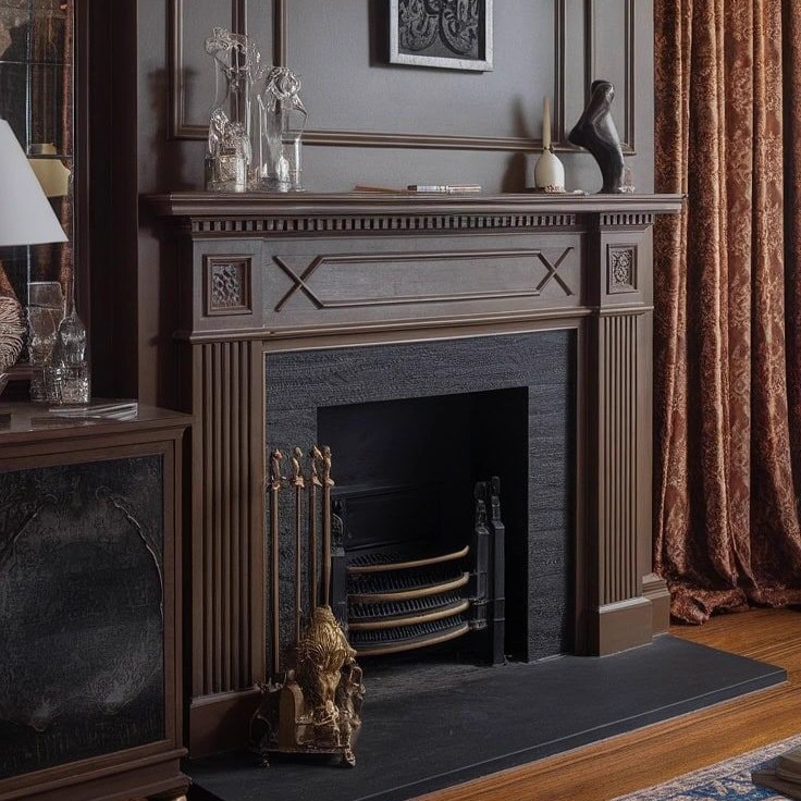 The Ebony Trimmed Gentleman's Hearth