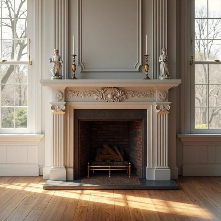 The Neoclassical Arch Mantel