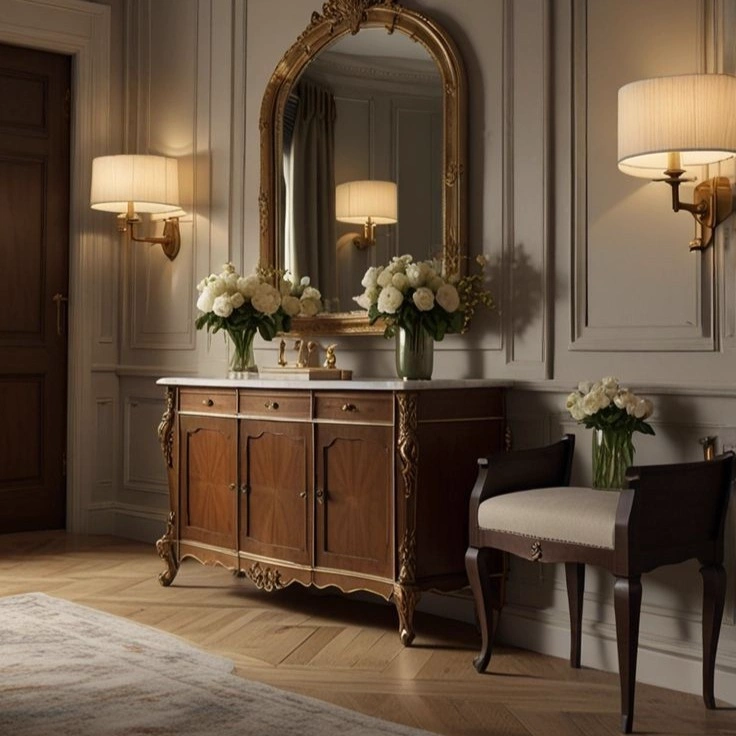 Art Deco Serpentine Credenza