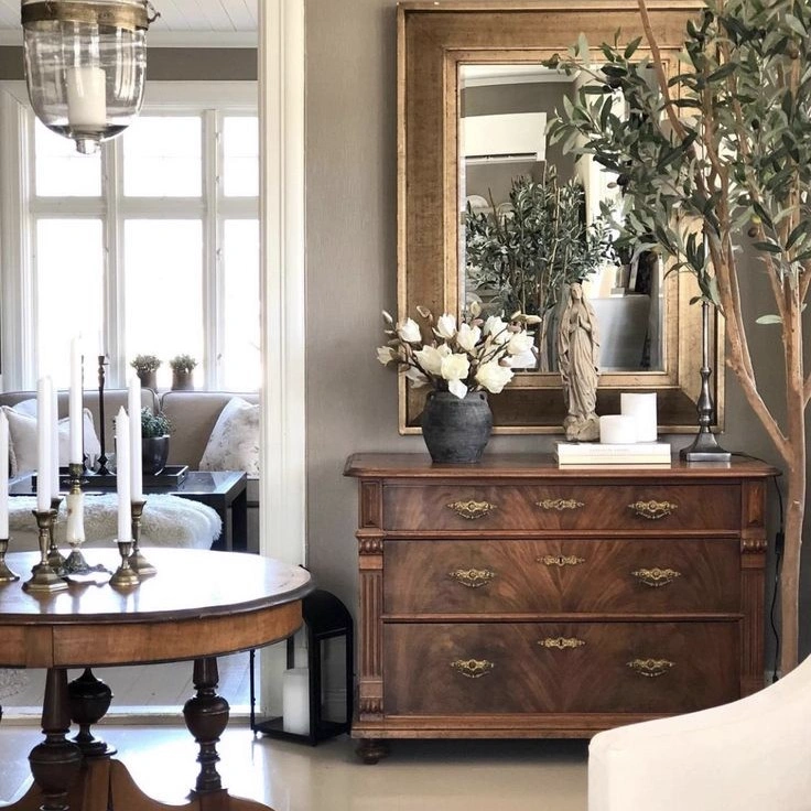 Ornate French Marquetry Commode II