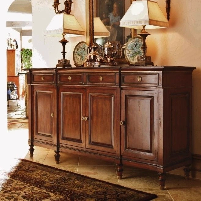 Regal Ebony Gilt Sideboard
