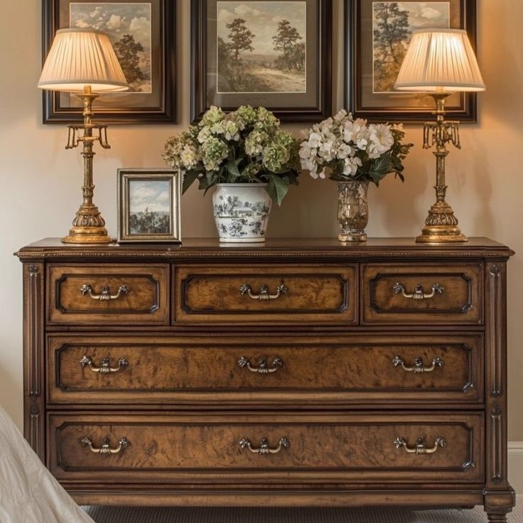 Rustic Four-Drawer Dresser