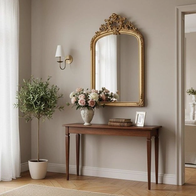 French Regency Mahogany Console