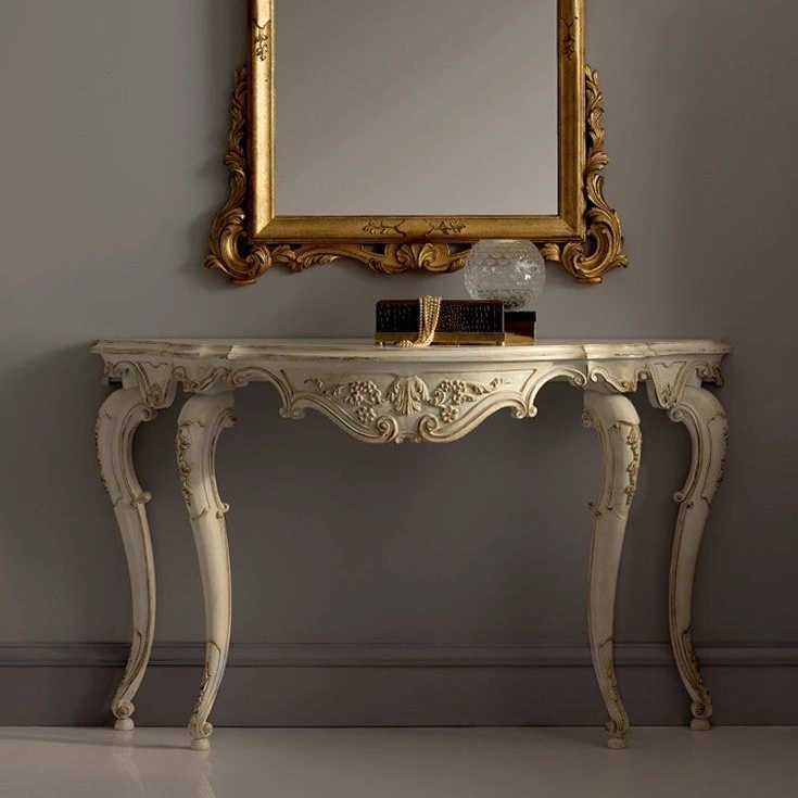 Gilded Rococo Entryway Console