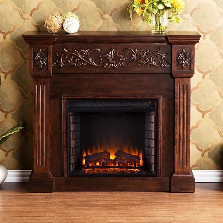 The Richly Carved Ebony Fluted Hearth