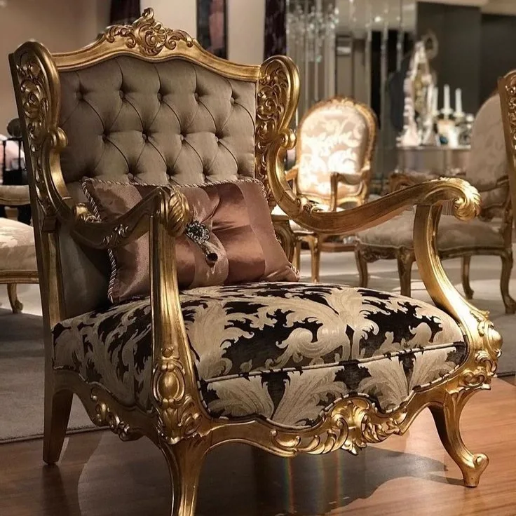 French Floral Fauteuil