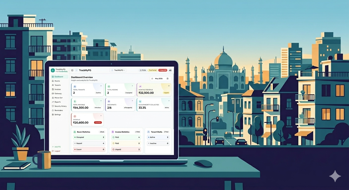 Best PG Management Software in India 2026: Manage Rooms, Beds, Tenants & Rent in One Place