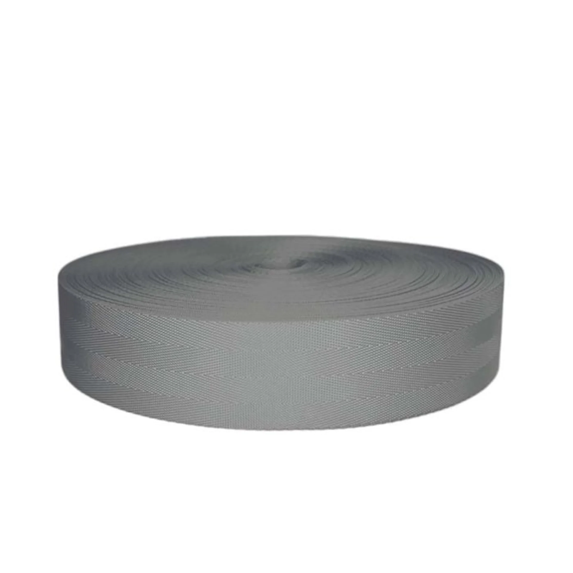 50mm UV Resistant Seatbelt Polyester Webbing Grey - 2000kg BS