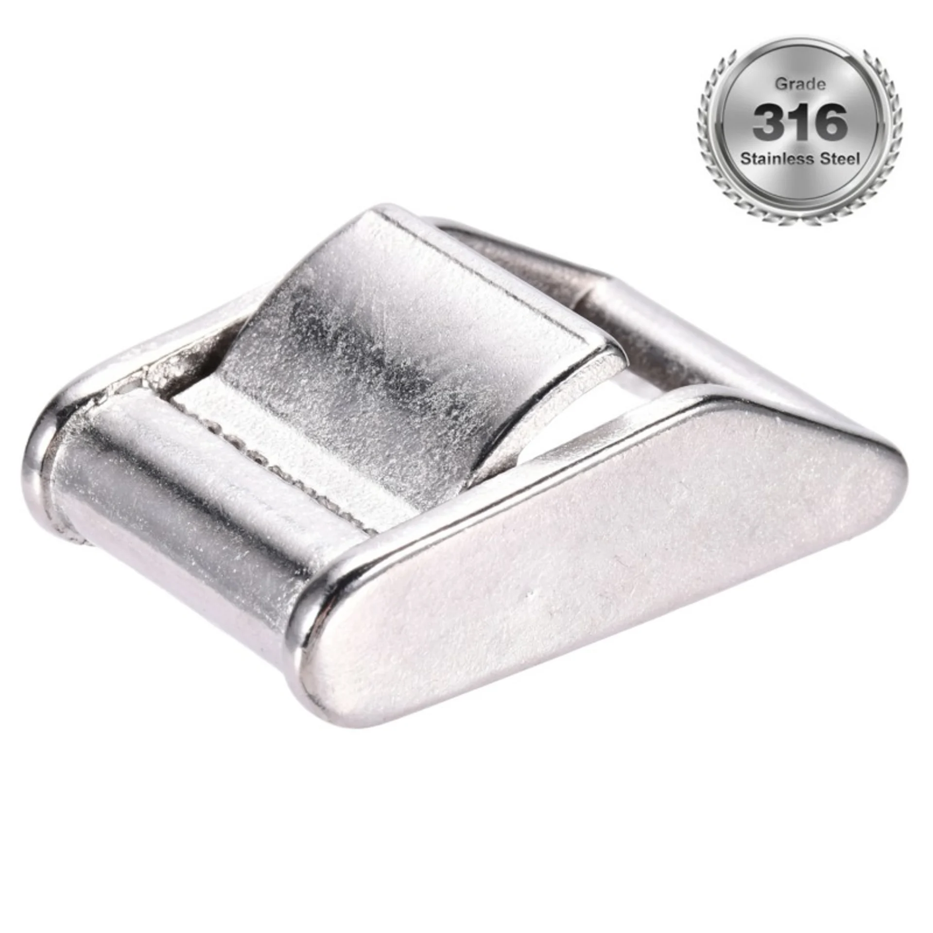 Hebilla de leva de 25mm de Acero Inoxidable 316 - 450 kg Resistencia