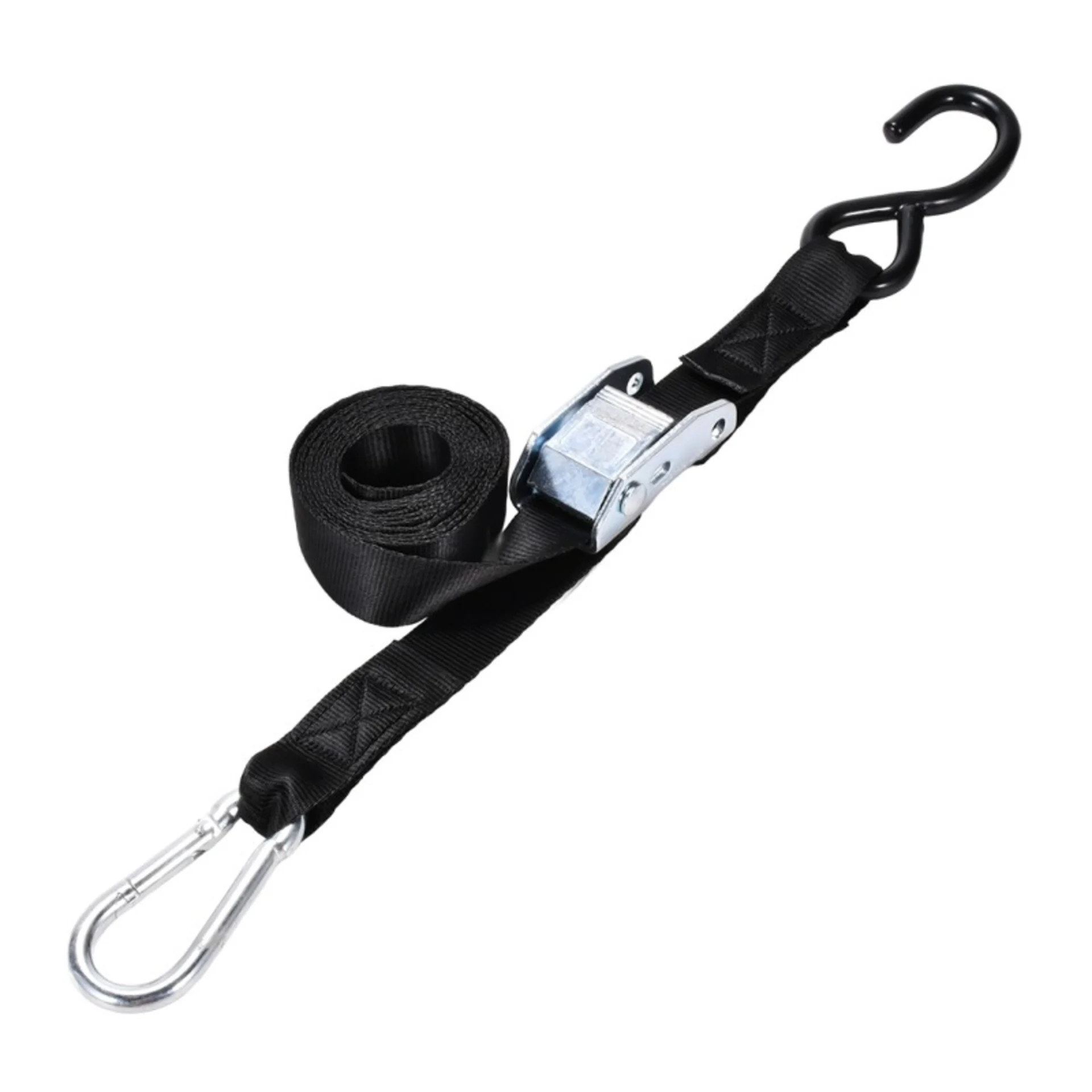1" Utility Cam Buckle Strap with M8 Carabiner - 1212 lbs. BS
