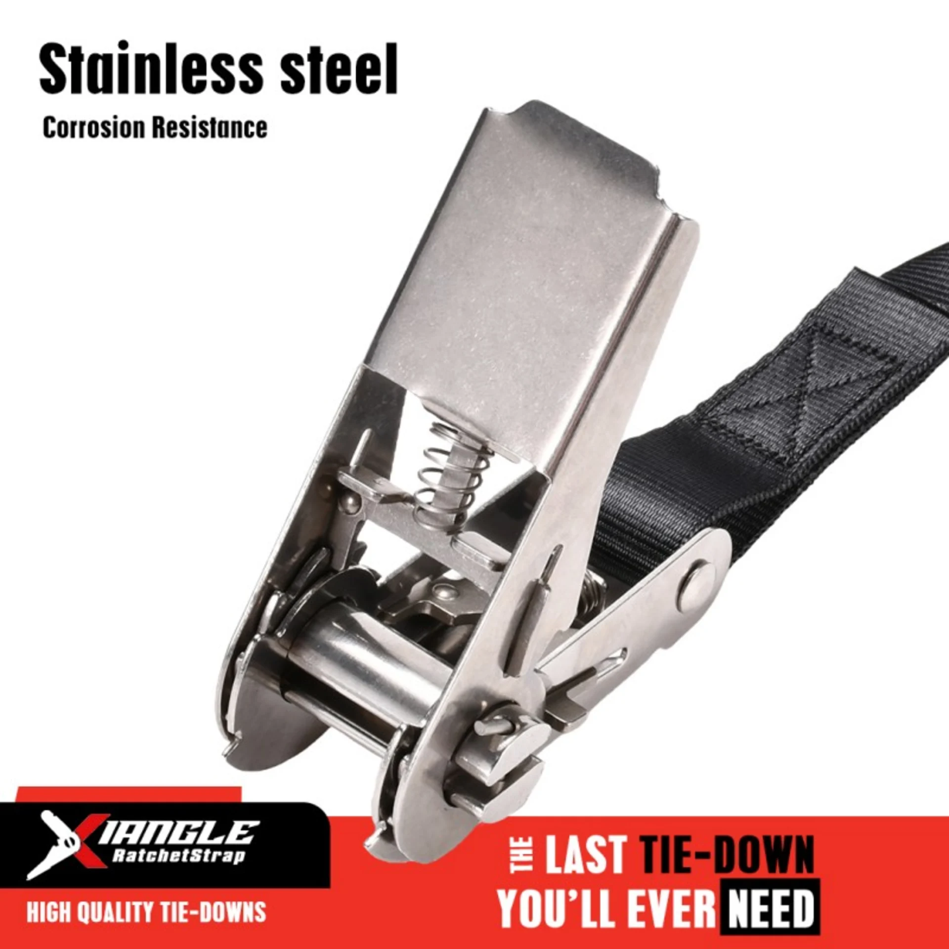 25mm Edelstahl 304 Endlos-Ratschengurt - 800kg