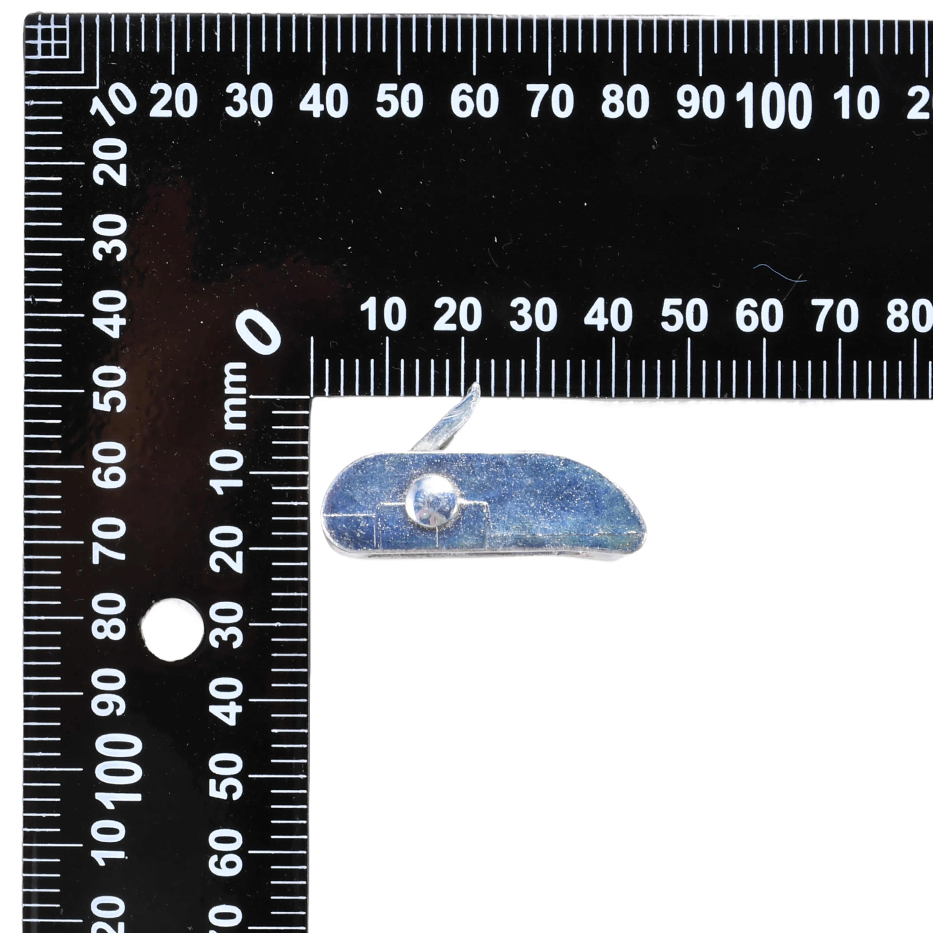 25mm Klemmschloss Zinkdruckguss, 350kg MBS, Weiß Verzinkt