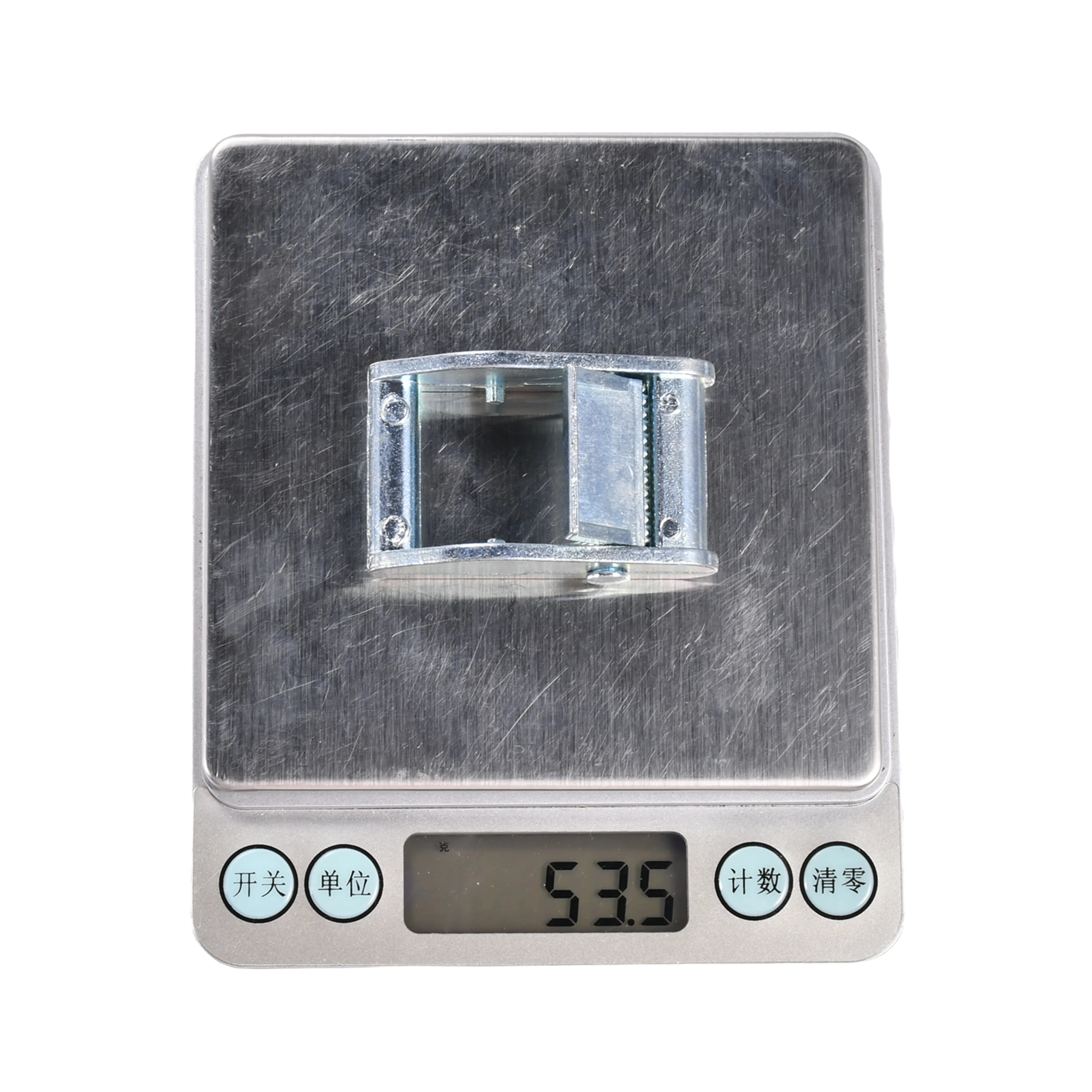 Boucle à came tête ronde 25mm en alliage de zinc moulé - Résistance 350kg