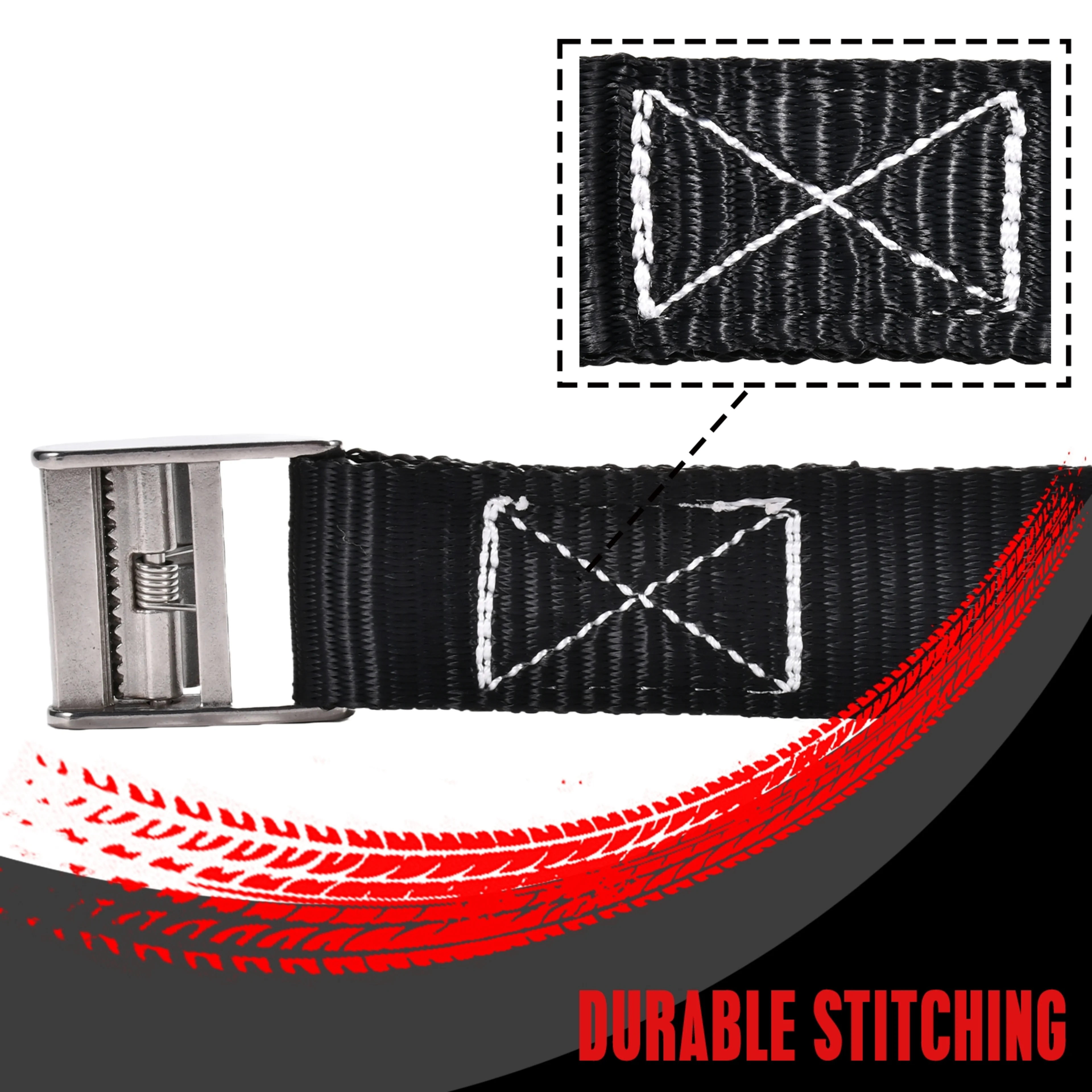 38mm 304 Stainless Steel Cam Buckle Endless Tie Down Strap | 700kg Break Strength