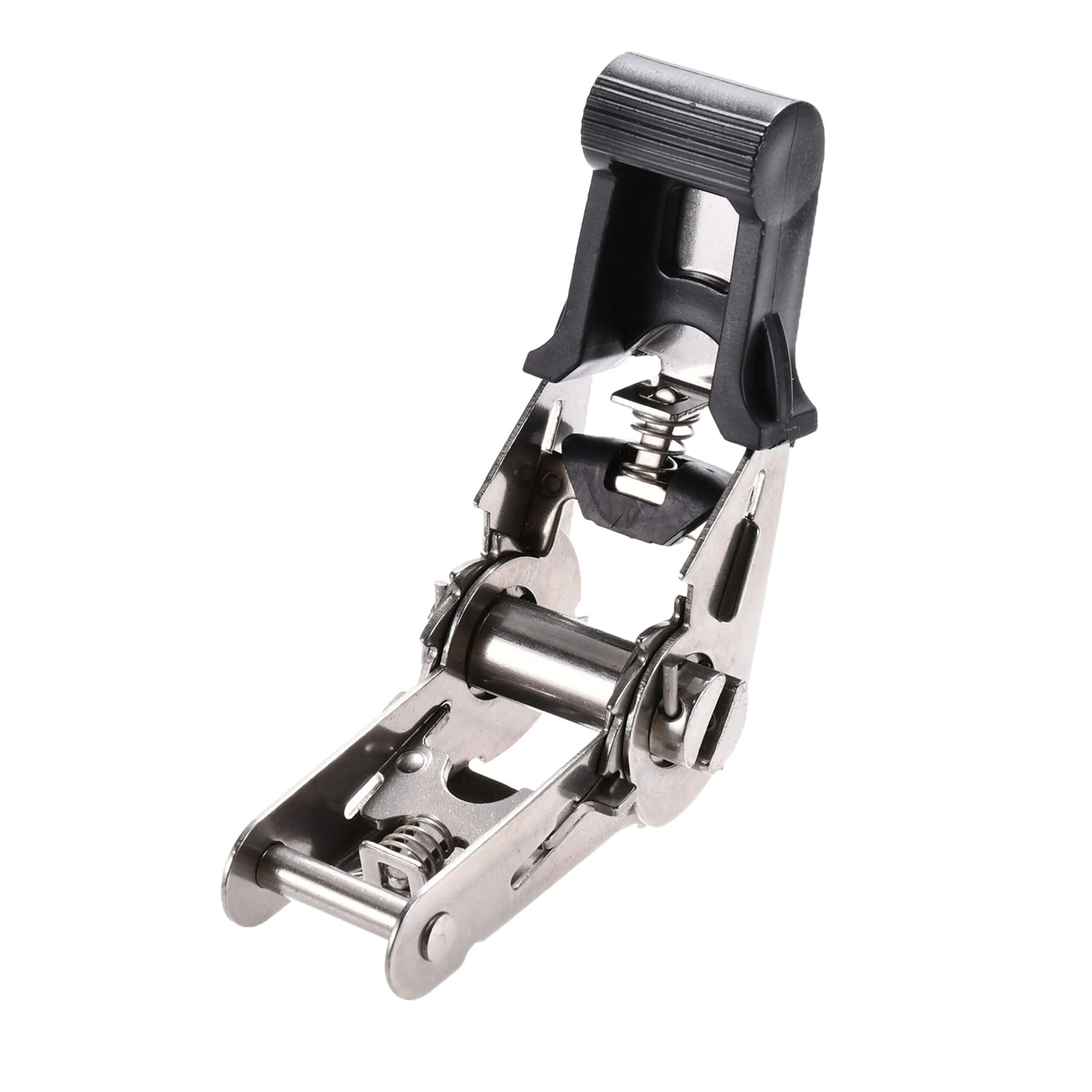 25mm Rubber Coated Handle 316 Stainless Steel Ratchet Buckle - 800kg MBS