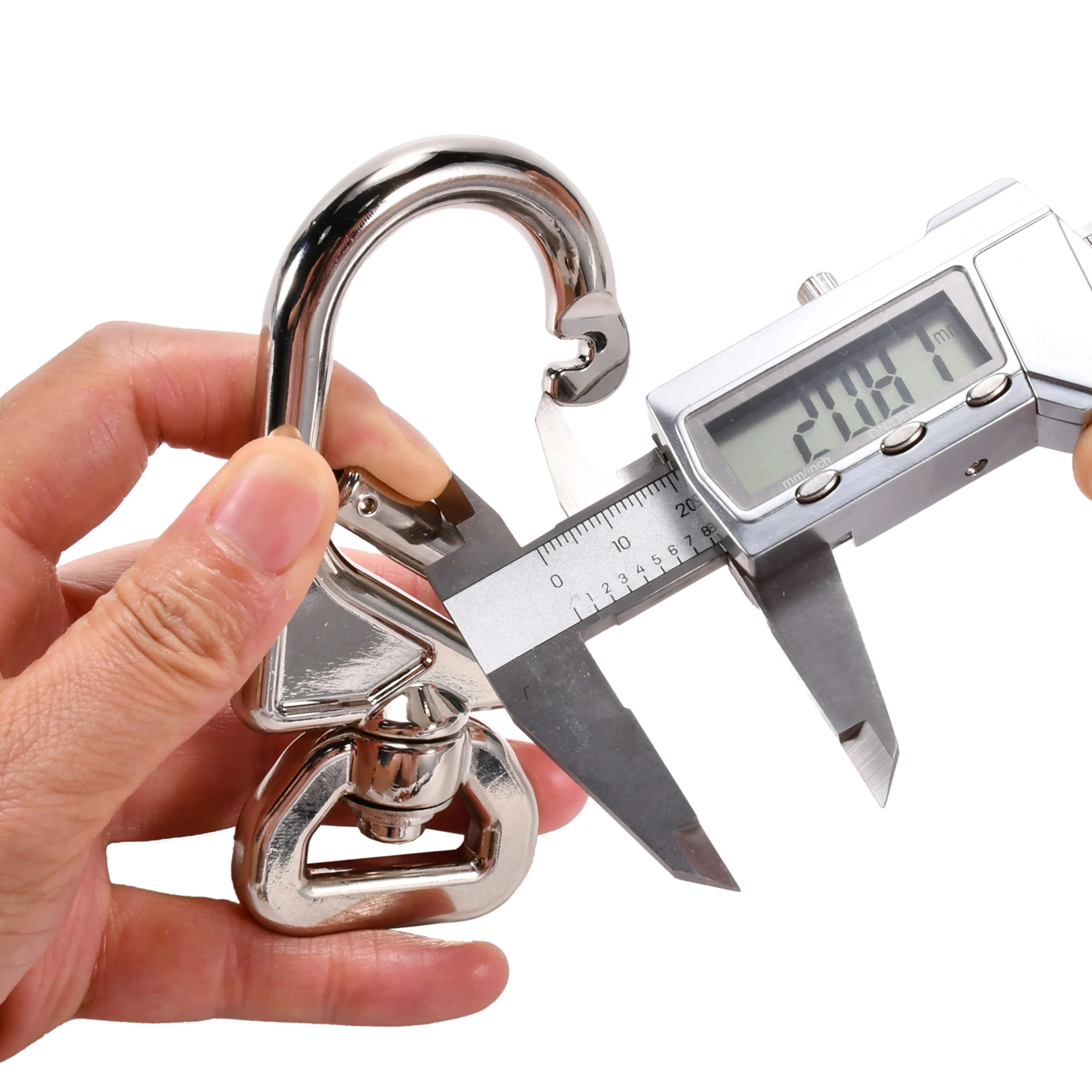 1" 360° Swivel Universal Carabiner Hook - 1500 lbs. BS