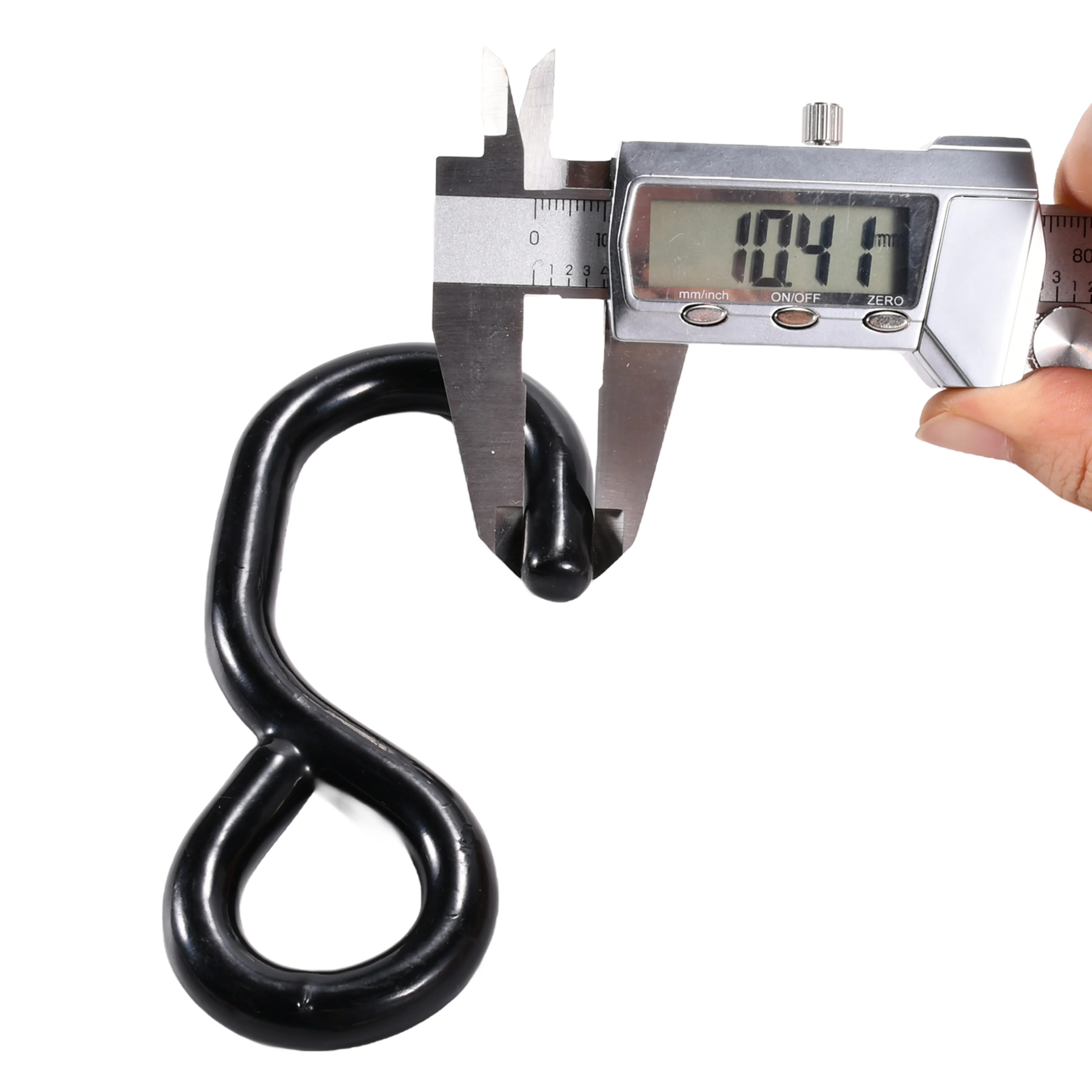 38mm Vinyl Coated S-Hook with Rubber Coated Latch - 1500kg BS