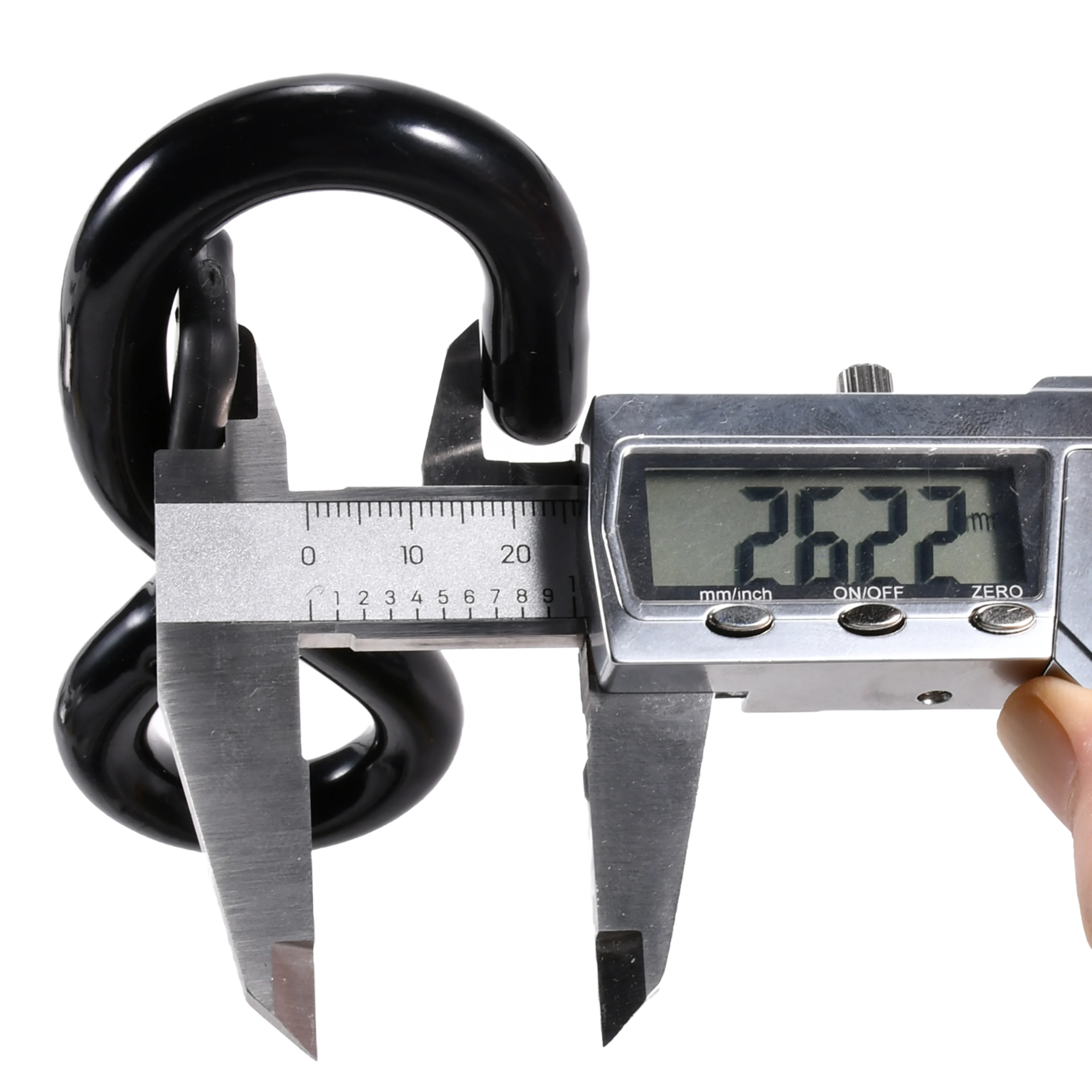 38mm Vinyl Coated S-Hook with Rubber Coated Latch - 1500kg BS