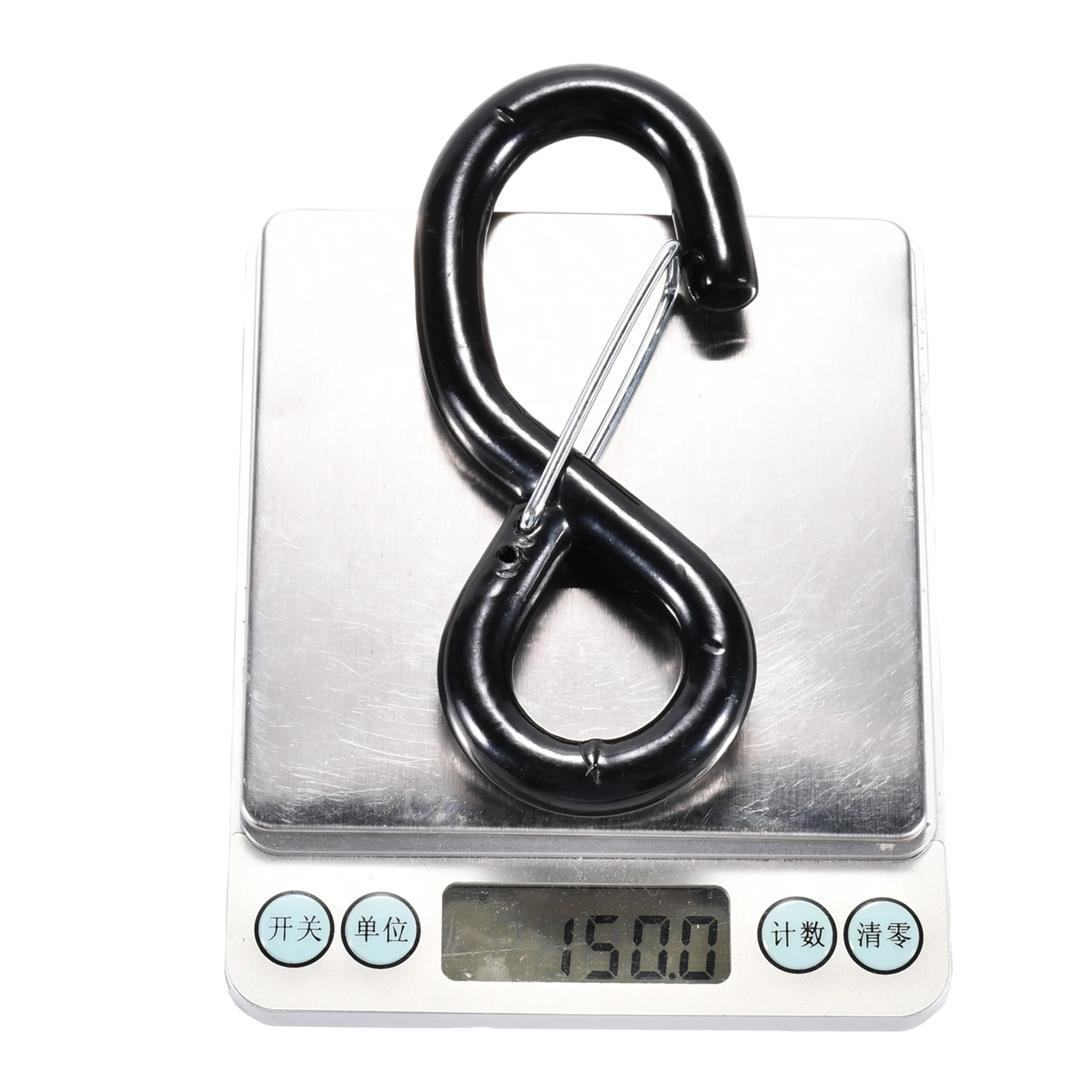 38mm Vinyl Coated S-Hook with Latch - 1500kg BS