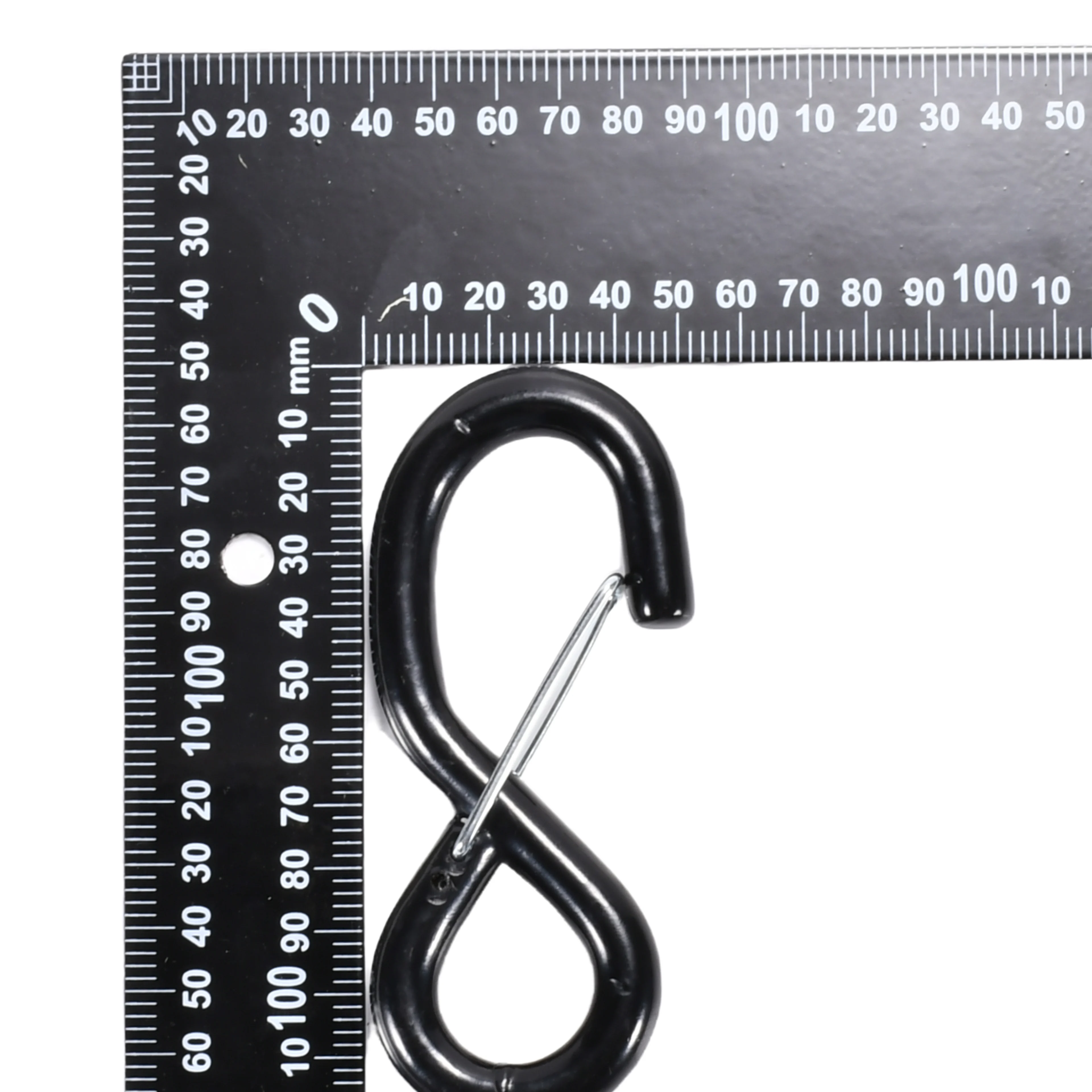 38mm Vinyl Coated S-Hook with Latch - 1500kg BS