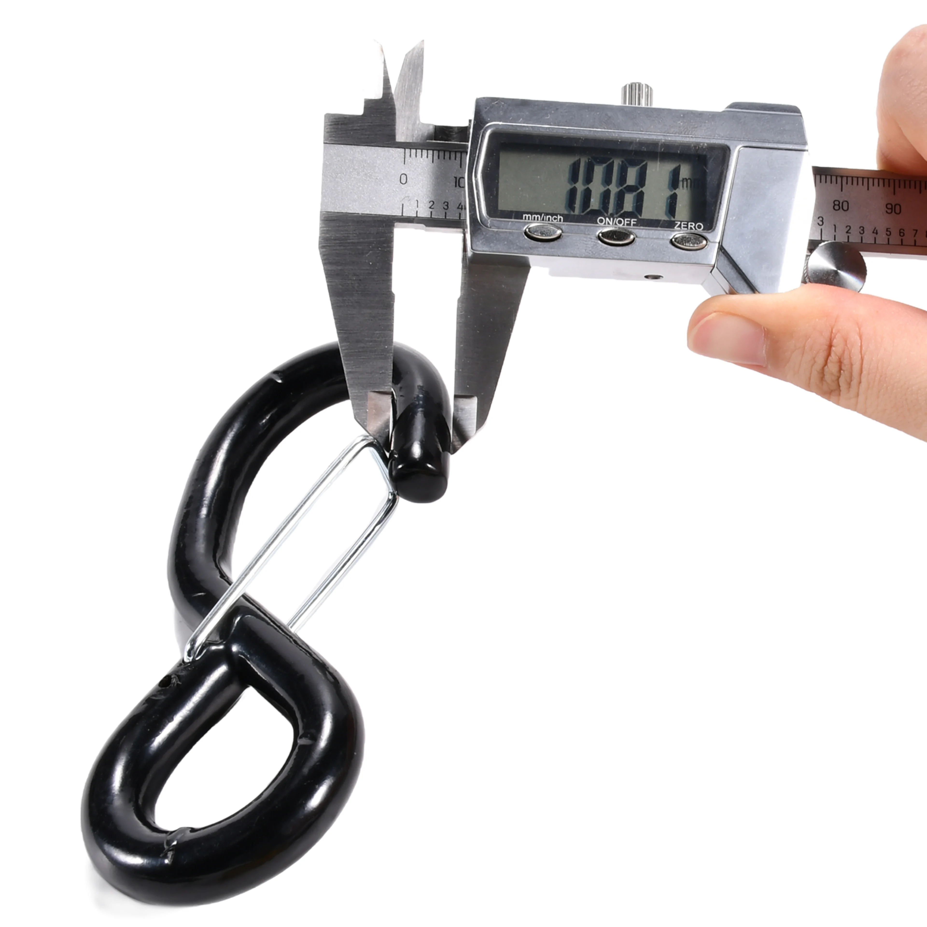 38mm Vinyl Coated S-Hook with Latch - 1500kg BS
