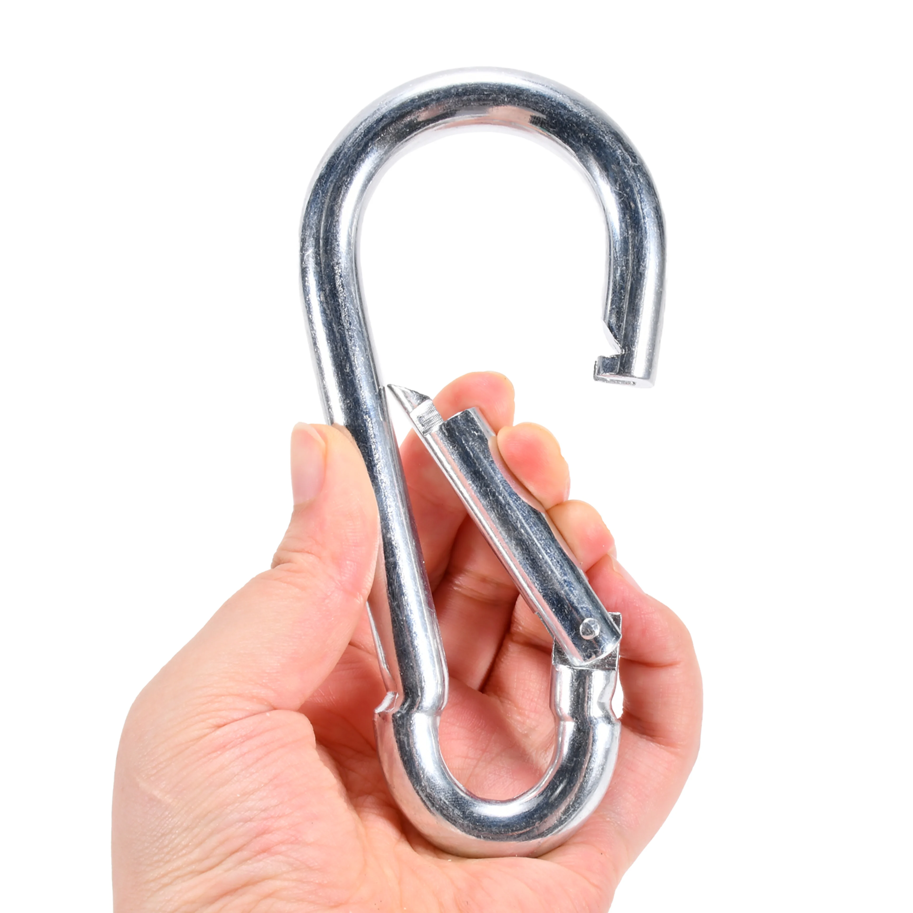 M12 Zinc-Plated Snap Hook Carabiner - 1100kg BS