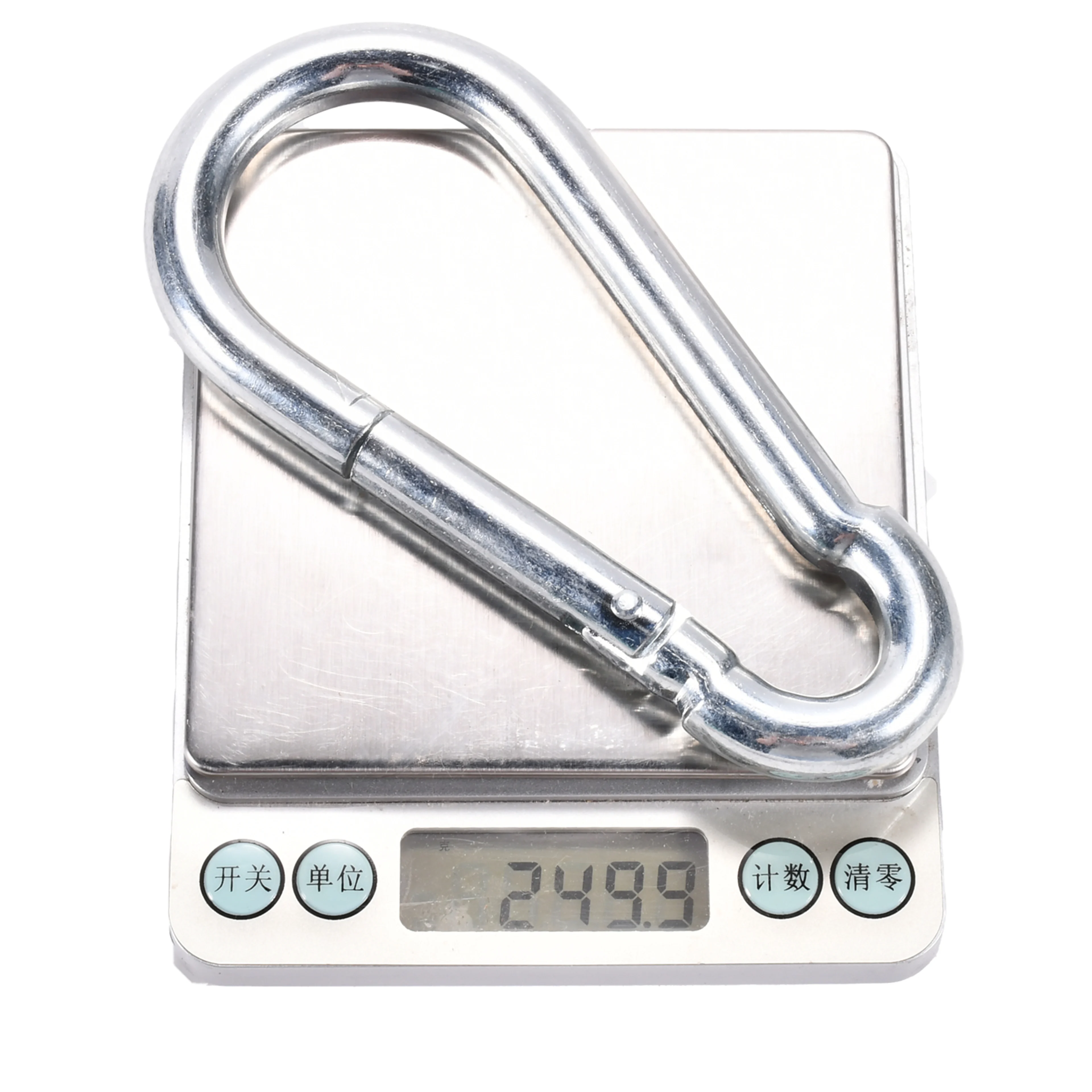 M12 Zinc-Plated Snap Hook Carabiner - 1100kg BS